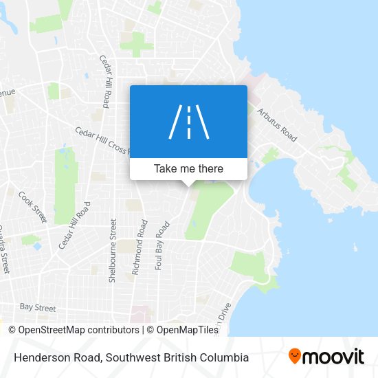 Henderson Road map