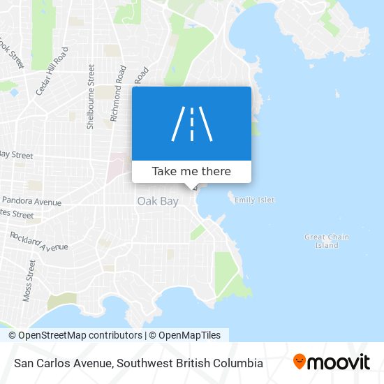 San Carlos Avenue map