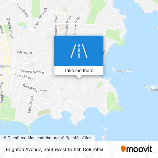 Brighton Avenue map