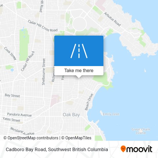 Cadboro Bay Road plan