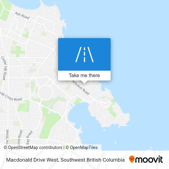 Macdonald Drive West map