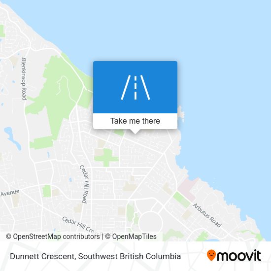 Dunnett Crescent map