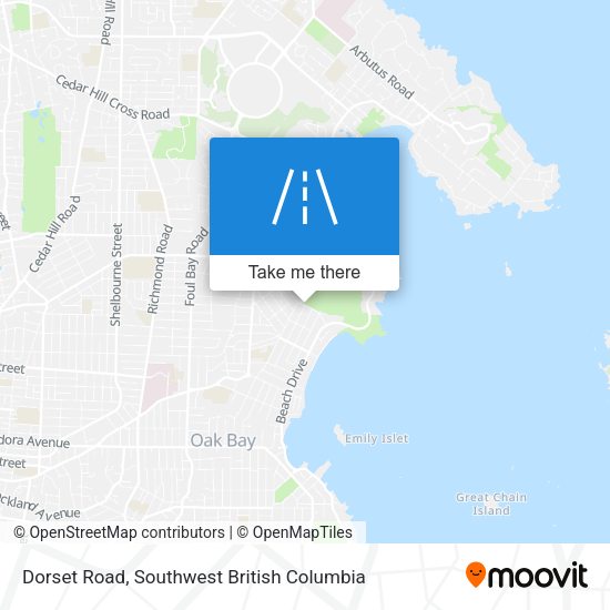 Dorset Road map