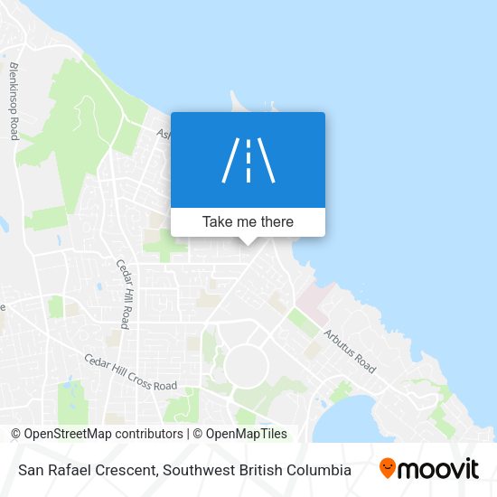 San Rafael Crescent map