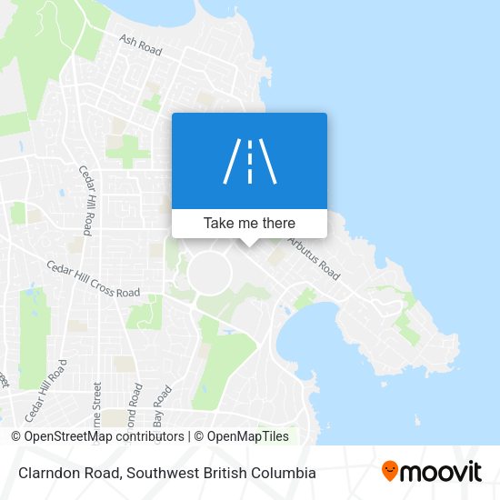 Clarndon Road map