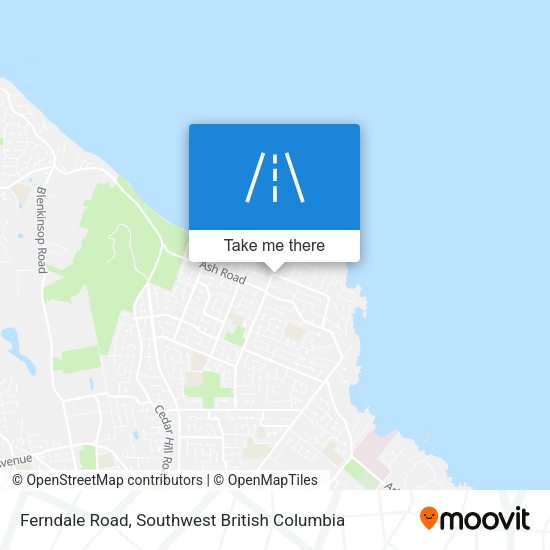 Ferndale Road map