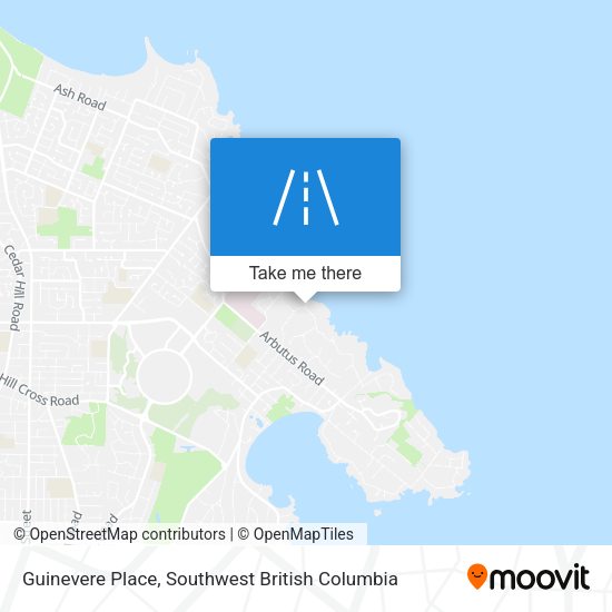 Guinevere Place map