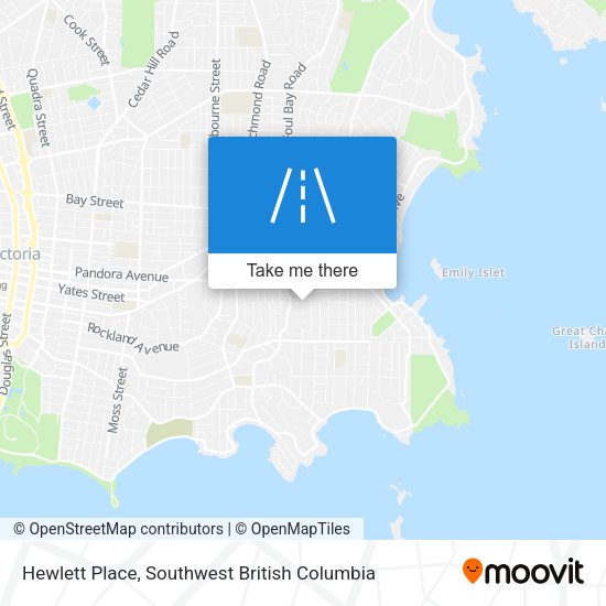 Hewlett Place map