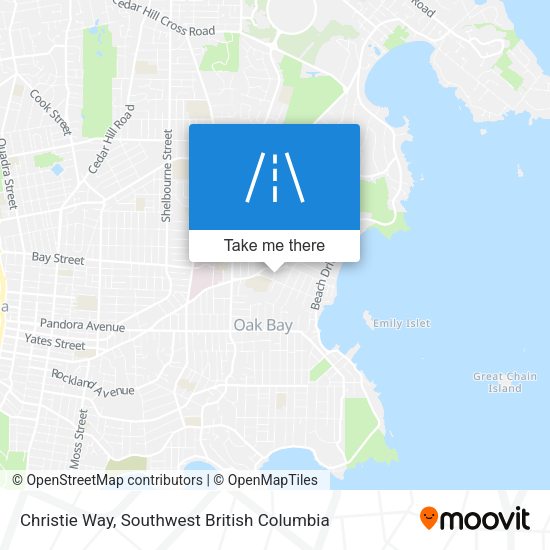 Christie Way map