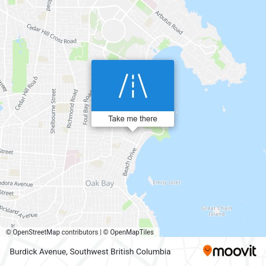 Burdick Avenue map