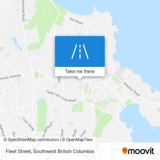 Fleet Street map