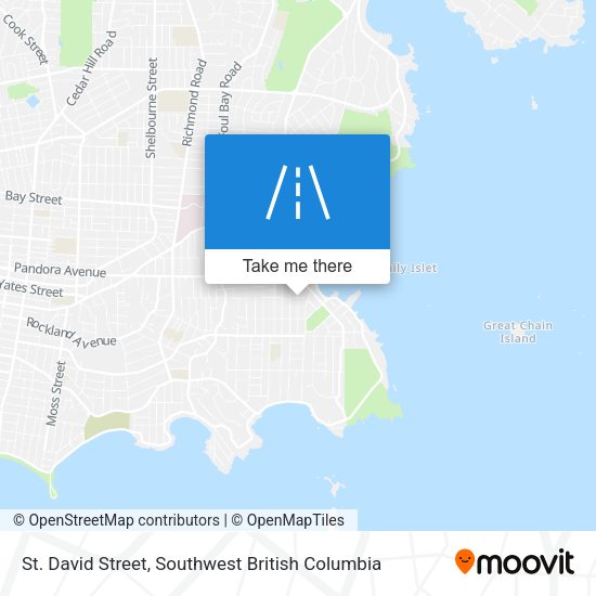 St. David Street map