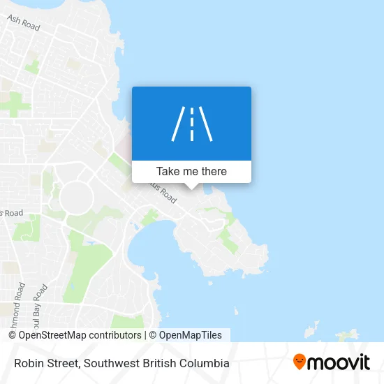 Robin Street map