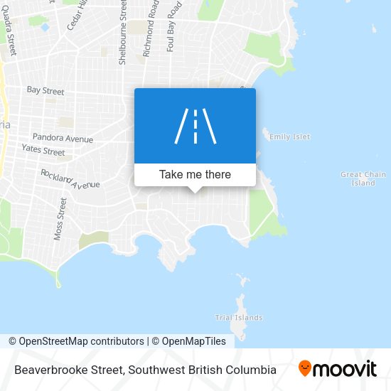 Beaverbrooke Street map