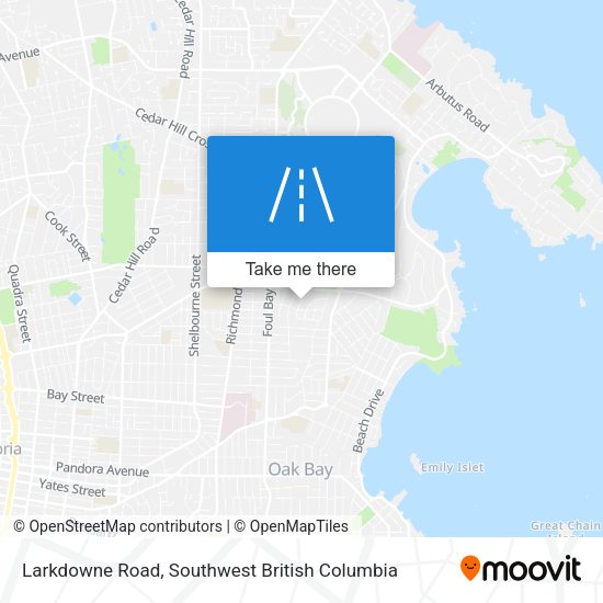 Larkdowne Road map