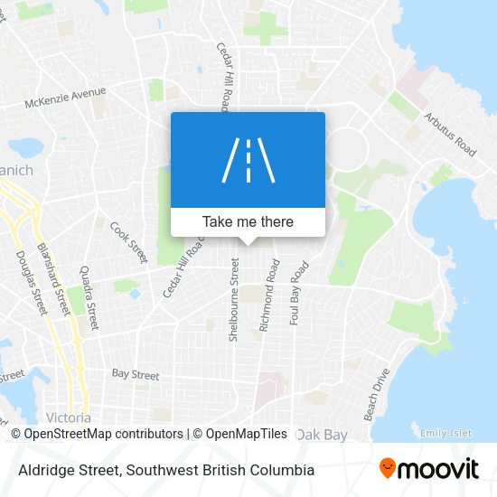 Aldridge Street map
