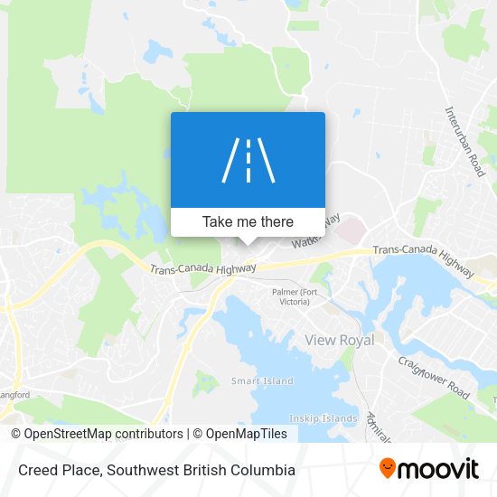 Creed Place map