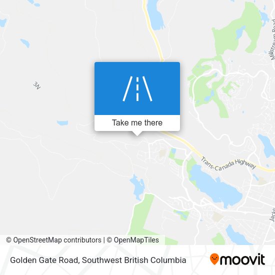 Golden Gate Road map