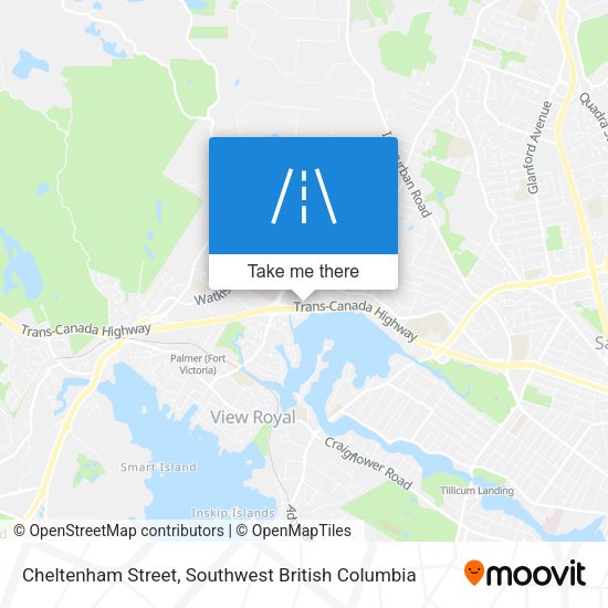 Cheltenham Street map