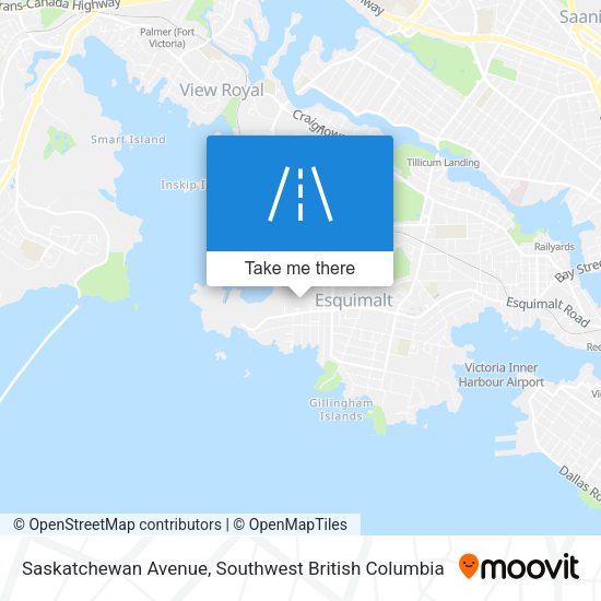 Saskatchewan Avenue map