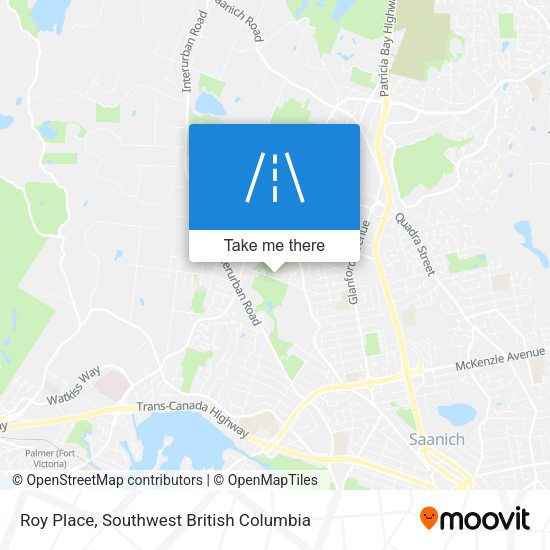 Roy Place map