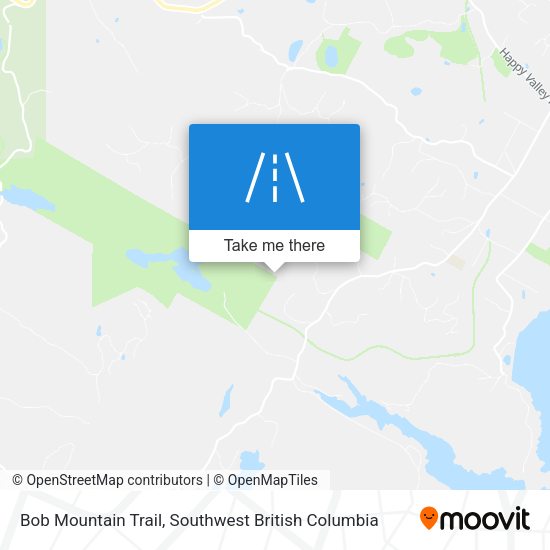 Bob Mountain Trail map