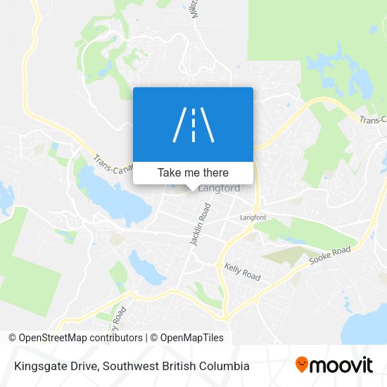 Kingsgate Drive map