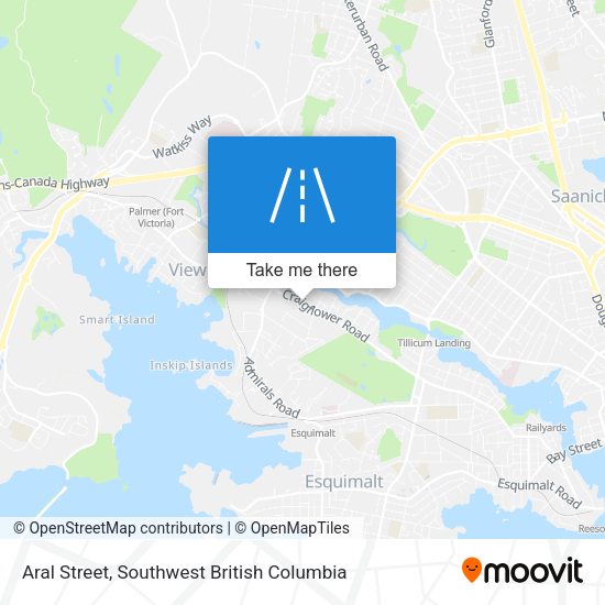 Aral Street map