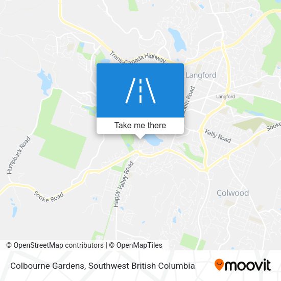 Colbourne Gardens map