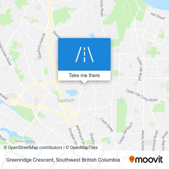 Greenridge Crescent map