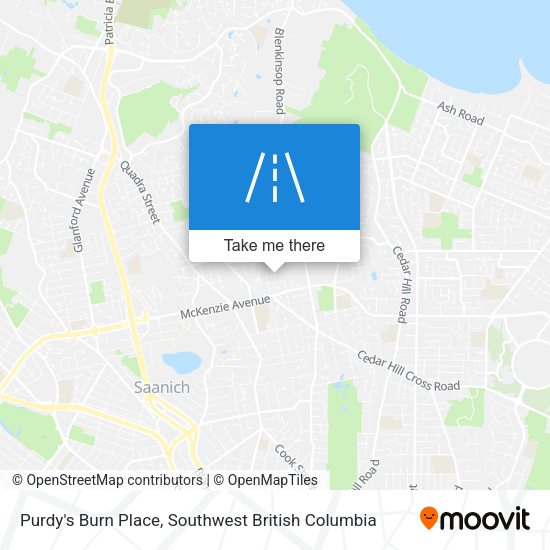 Purdy's Burn Place map