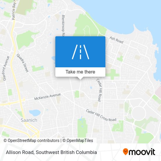 Allison Road map