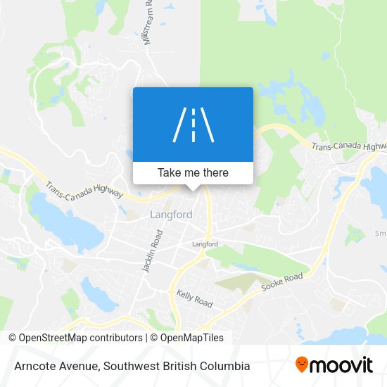 Arncote Avenue map