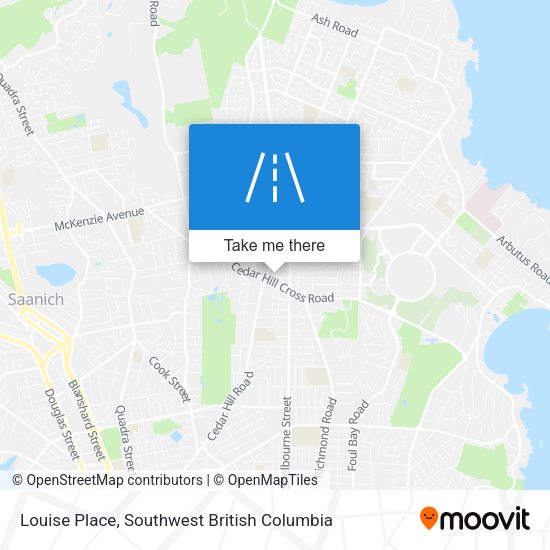Louise Place map
