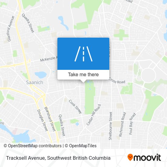 Tracksell Avenue map