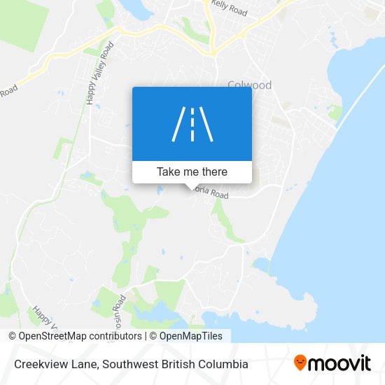 Creekview Lane map