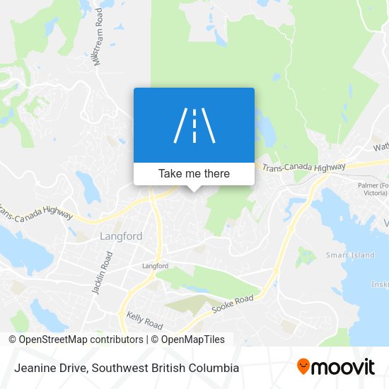 Jeanine Drive map
