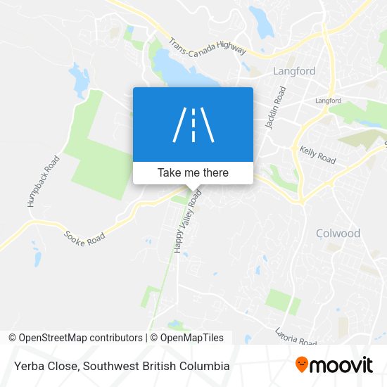 Yerba Close map