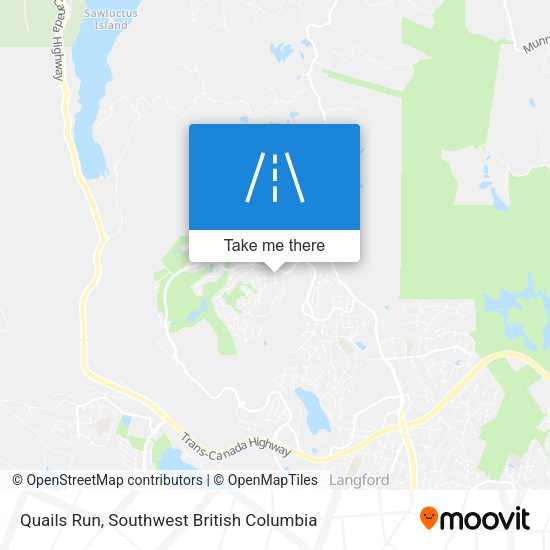 Quails Run map