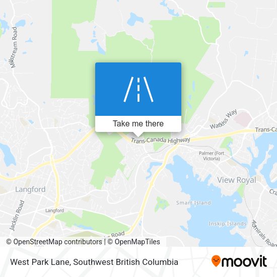 West Park Lane map