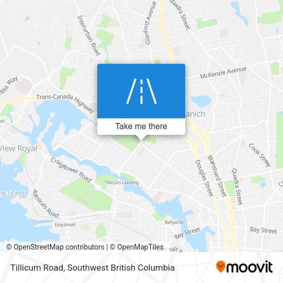 Tillicum Road map