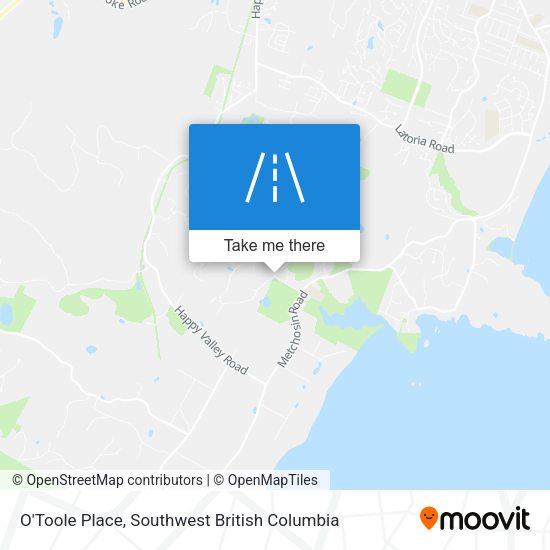 O'Toole Place map