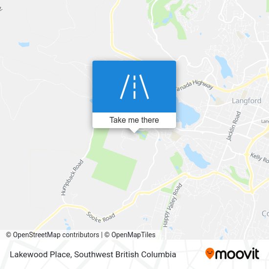 Lakewood Place map