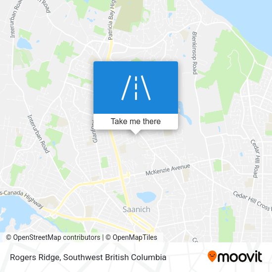 Rogers Ridge map