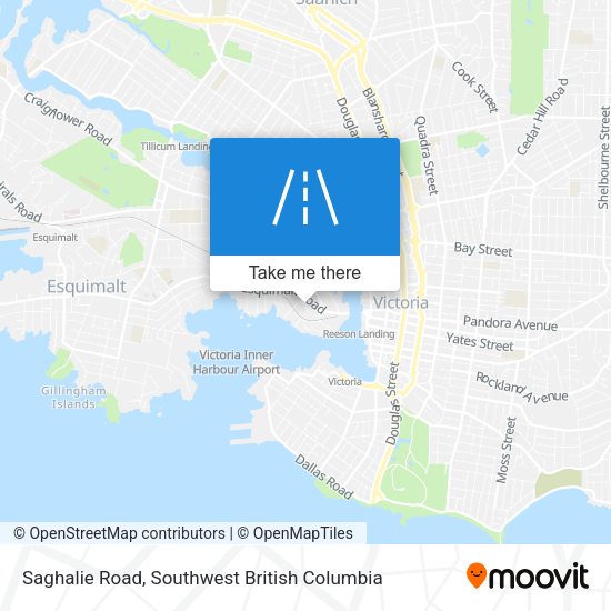 Saghalie Road map