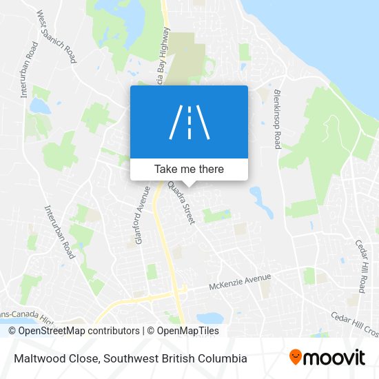 Maltwood Close map