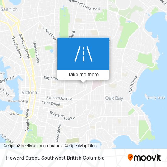 Howard Street map