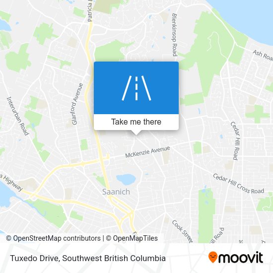 Tuxedo Drive map