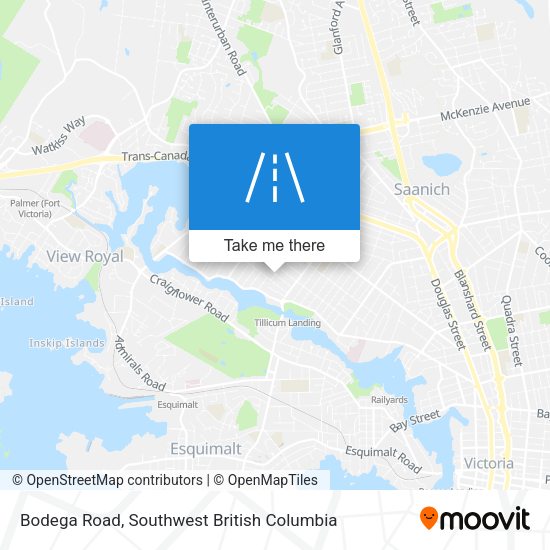 Bodega Road map