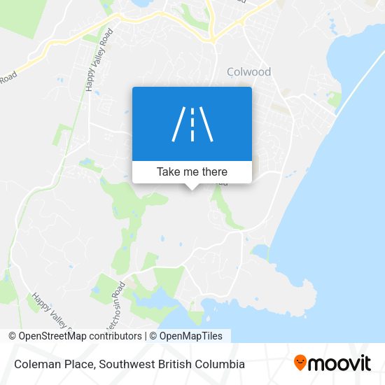 Coleman Place map